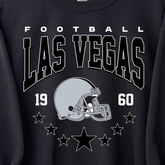 Las Vegas Football Vintage Style Crewneck Sweatshirt For Fan 91 - Picture 2 of 5